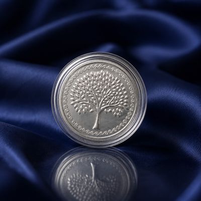 Chaandicart 1gm  Banyan Tree  999 silver coin  